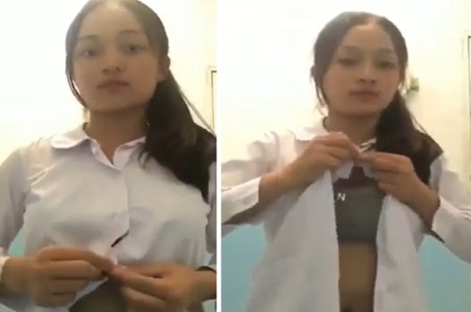 sex âu Rình nghe tiếng rên cô người yêu đang thủ dâm